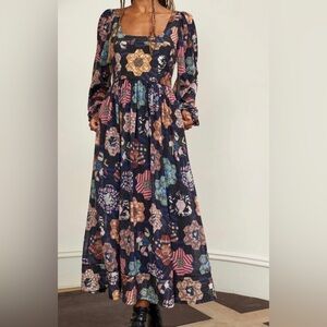 La Ligne NWT Maria patchwork dress